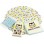 Kilner Jar Label Kit x 73 Piece (24 Paper Jar Covers / 24 Adhesive Labels / 24 Gift Tags / 3m of Ribbon)